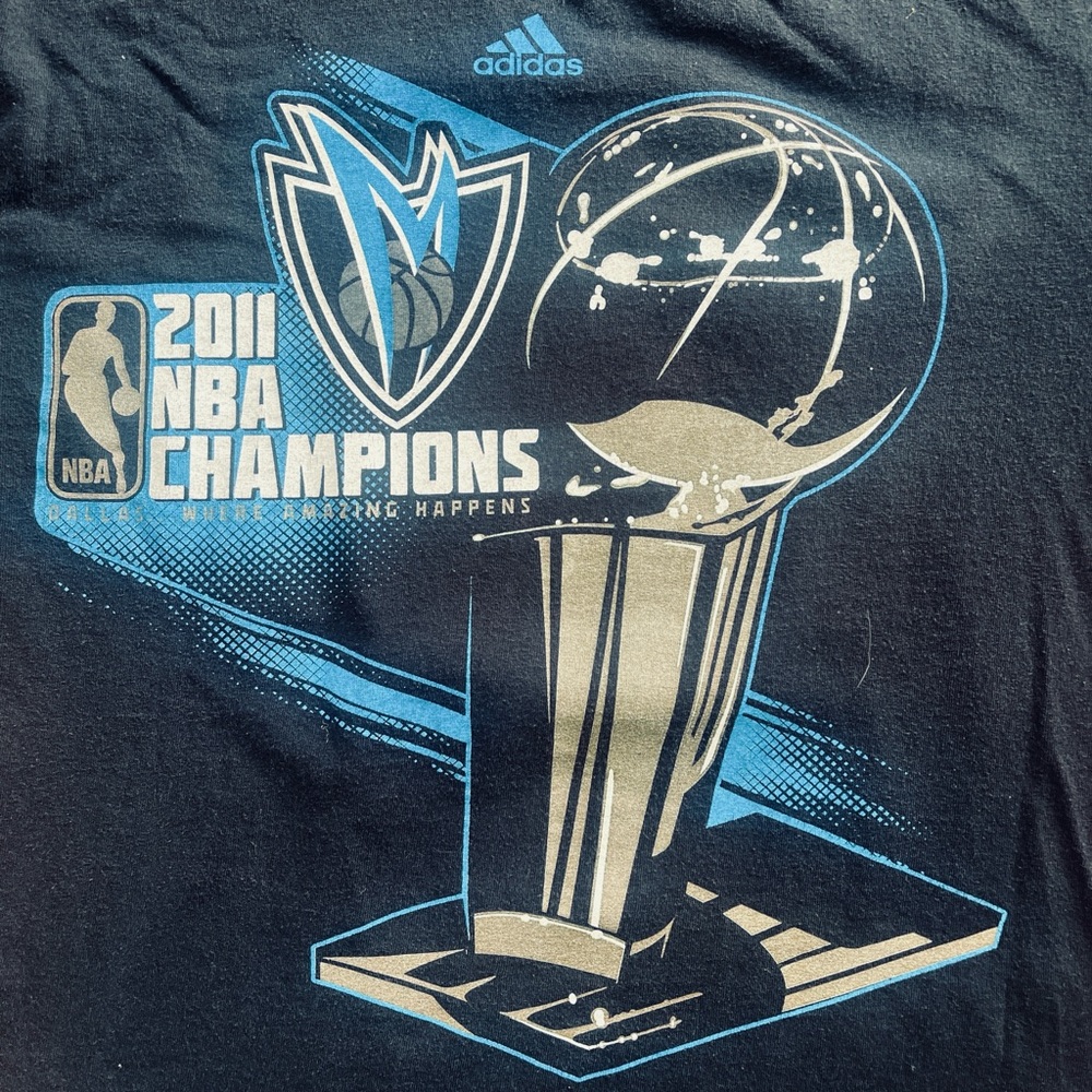 Adidas Dallas Mavericks NBA Champions Tee